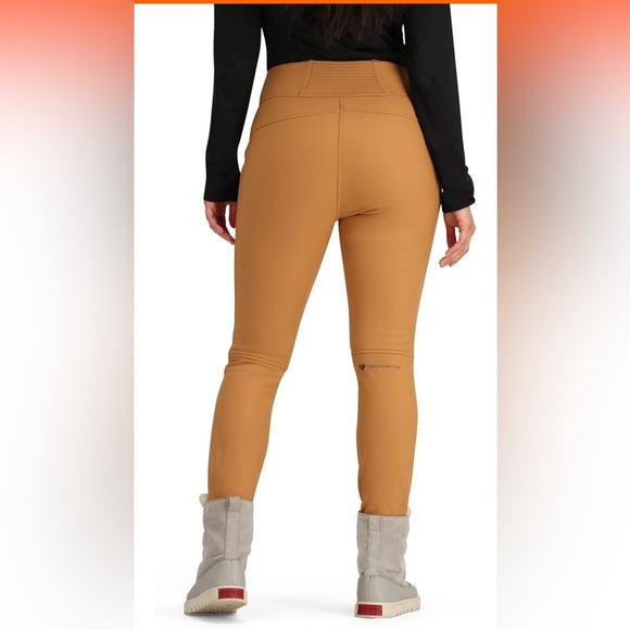 Obermeyer Jinks ITB Softshell Brown Sugar Ski Snowboard Women’s Pants Size 10 - Picture 3 of 16